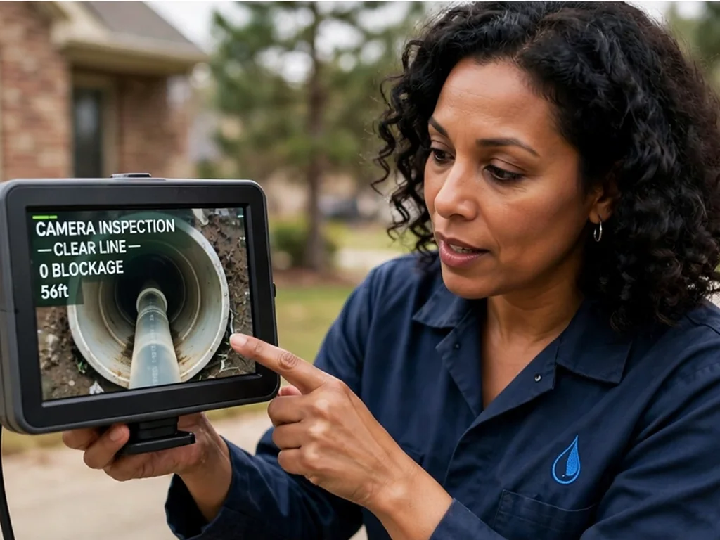 professional clogged sewer line Newnan