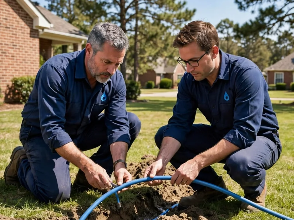 affordable water line installation Newnan